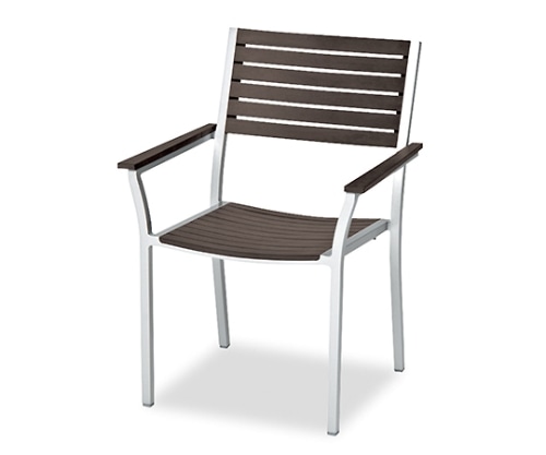 テラモト サンレノアームチェア MZ-593-110-4 1個（ご注文単位1個）【直送品】