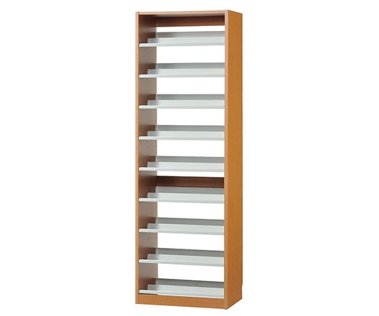 オークス タンデムCDストッカー 59×37×180cm ナチュラル TCS590N 1個（ご注文単位1個）【直送品】