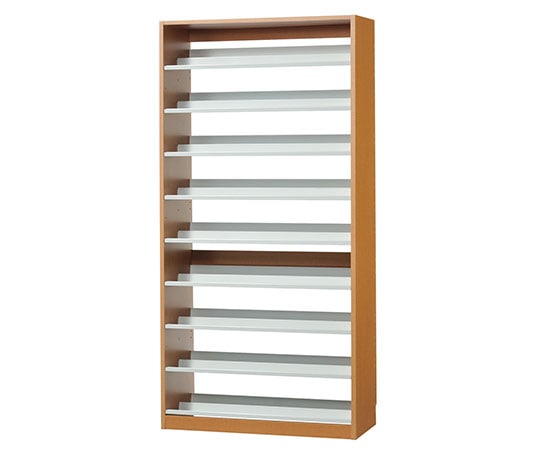 オークス タンデムCDストッカー 89×37×180cm ナチュラル TCS890N 1個（ご注文単位1個）【直送品】