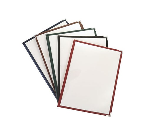 えいむ クリアテーピングメニュー LTA-44(A4×4) 紺 310676 1個（ご注文単位1個）【直送品】