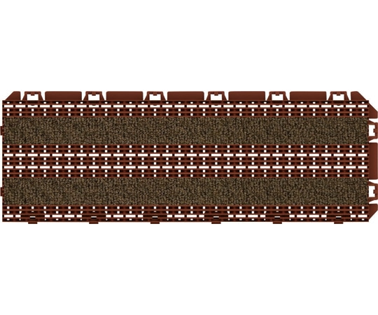 山崎産業(コンドル) 樹脂システムマット テキスタイルライン450 DBR(ダークブラウン) F-225-5-DBR 1枚(ご注文単位1枚)【直送品】