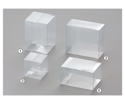 ストア・エキスプレス クリアボックス(ワンタッチ組立式) 10.5×5.2×17.5 1セット(10枚入) 61-549-82-11 1セット（ご注文単位1セット）【直送品】