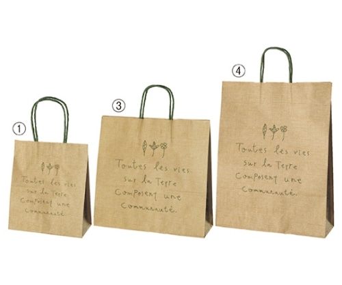 ストア・エキスプレス 手提げ紙袋 ナテュール 32×11.5×31 入数200枚 61-311-3-7 1セット（ご注文単位1セット）【直送品】