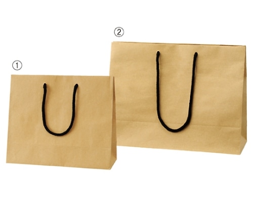 ストア・エキスプレス 手提げ紙袋 クラフト 26×10×22 入数10枚 61-313-1-1 1セット（ご注文単位1セット）【直送品】