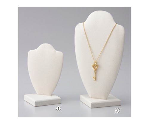 ストア・エキスプレス ネックレススタンド オフホワイト 大 61-152-2-2 1個（ご注文単位1個）【直送品】