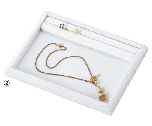 ストア・エキスプレス トレー リング差し付き オフホワイト 61-427-65-1 1個（ご注文単位1個）【直送品】