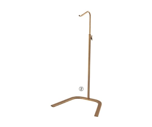 ストア・エキスプレス バッグホルダー アンティークゴールド W23×D16×H39~63cm 61-159-4-2 1個（ご注文単位1個）【直送品】