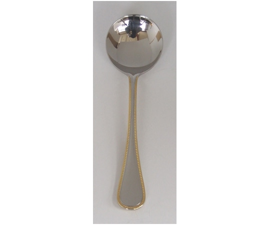小林工業 フレンチアクセント金彩 ブイヨンスプーン 0-18413-030 1個（ご注文単位1個）【直送品】