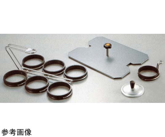 ヒキモト まんまる目玉リング 6個焼用(テフロン加工)小  1個（ご注文単位1個）【直送品】