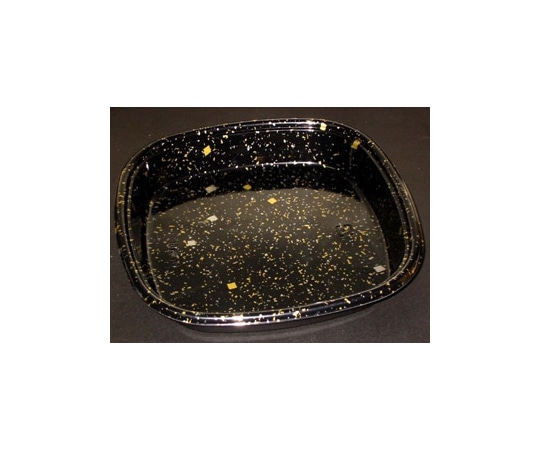 中央化学 寿司容器 HS角桶 20 黒金箔-BK 身 240枚 346395 1ケース(ご注文単位1ケース)【直送品】