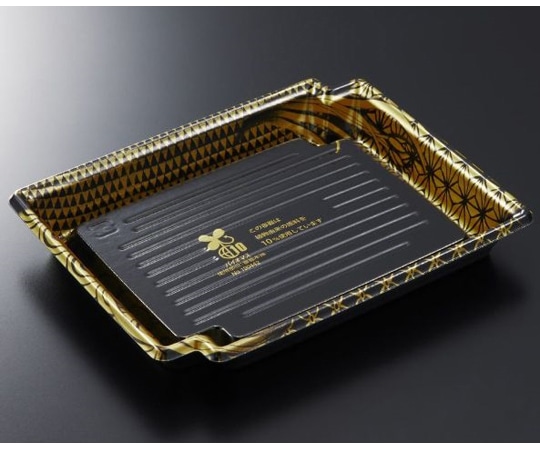 中央化学 刺身・鮮魚容器 BCFかく鉢 20-16 彰BK-BK 身 800枚 15354 1ケース(ご注文単位1ケース)【直送品】