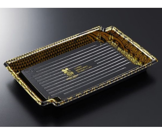 中央化学 刺身・鮮魚容器 BCFかく鉢 24-16 彰BK-BK 身 600枚 15883 1ケース(ご注文単位1ケース)【直送品】