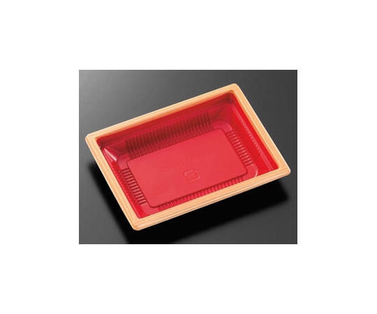 中央化学 弁当容器 CT WF-26-27 赤木目-BK身L 600枚 31369 1ケース(ご注文単位1ケース)【直送品】