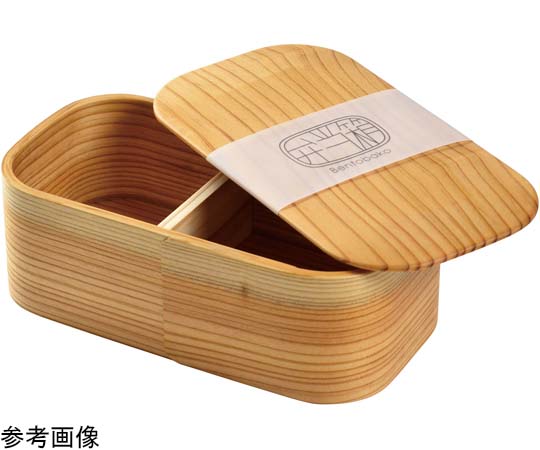 ヤマコー 日本の弁当箱 長角 一段 箱入 #80185 1個（ご注文単位1個）【直送品】