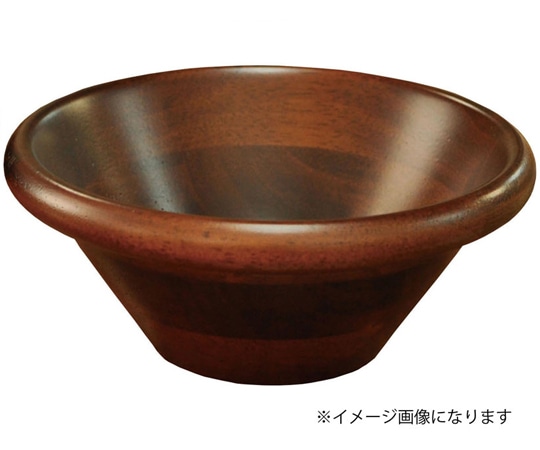 ヤマコー HomeCafe サラダボウル 24cm ブラウン #87330 1個（ご注文単位1個）【直送品】
