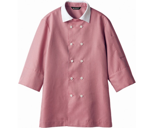 住商モンブラン シャツ 兼用7分袖 ワインチェック/白 M WC2631-5 M 1枚（ご注文単位1枚）【直送品】