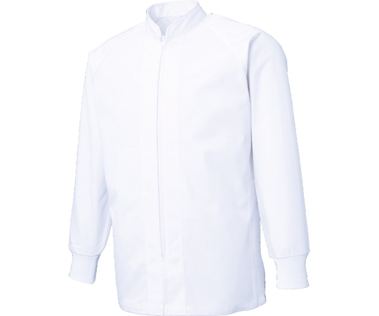 サンエス 男女共用 混入だいきらい 長袖コート 抗菌防臭 ホワイト 3L FX71170R 1枚（ご注文単位1枚）【直送品】