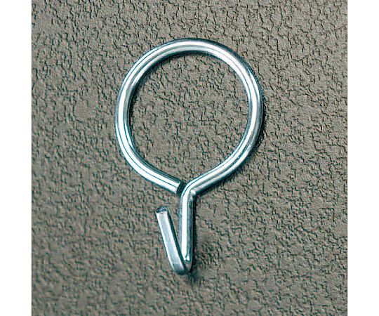 エスコ 40mm パイプフック(クロームメッキ/10個) EA638DN-51 1組(ご注文単位1組)【直送品】