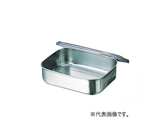 寿金属工業 18-8 キッチンバット 密閉式蓋 大  1個（ご注文単位1個）【直送品】