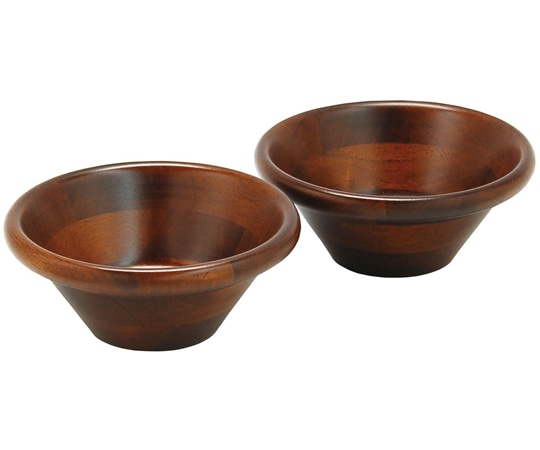 ヤマコー ペアサラダボウルセット ブラウン #87871 1セット（ご注文単位1セット）【直送品】
