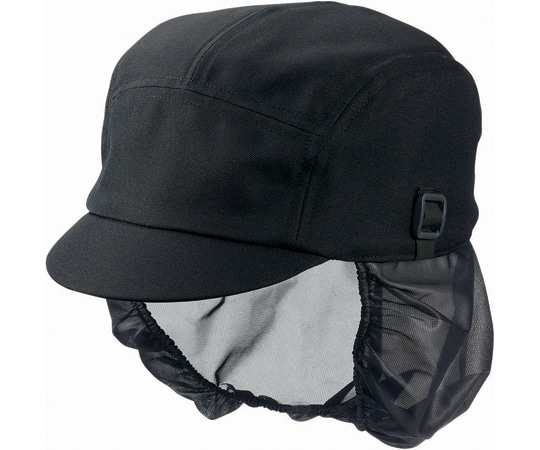 住商モンブラン キャップたれ付 兼用 黒 フリー 9-1370 フリー 1枚（ご注文単位1枚）【直送品】