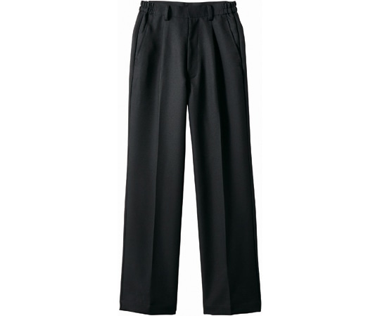 住商モンブラン パンツ 兼用 黒 ワンタック 両脇ゴム SS 7-921 SS 1枚（ご注文単位1枚）【直送品】