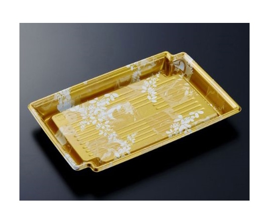 中央化学 刺身・鮮魚容器 CFかく鉢 24-16 みずえ金-BK身 600枚 582676 1ケース(ご注文単位1ケース)【直送品】