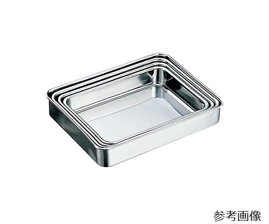 赤川器物製作所 AG 18-8 すし組バット(浅型組バット) 3号  1個（ご注文単位1個）【直送品】