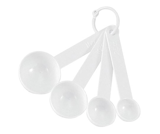 エンテック AS樹脂 計量スプーン(小)4pcセット No.118 1個（ご注文単位1個）【直送品】