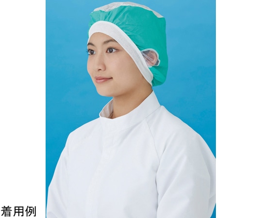 日本メディカルプロダクツ エレクトネット帽 グリーン L 200枚入 EL-480GL 1箱（ご注文単位1箱）【直送品】