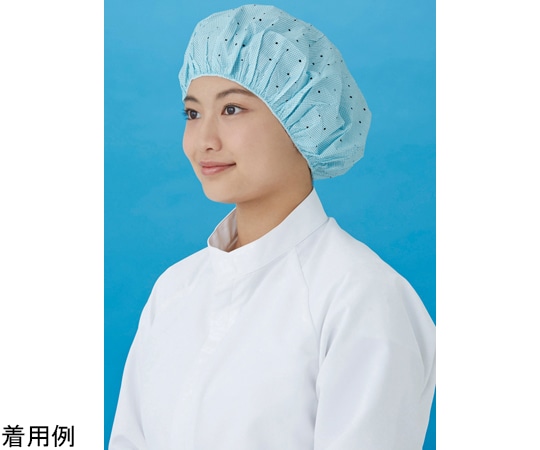 日本メディカルプロダクツ つくつく帽子 ブルー M 600枚入 EL-102BM 1箱（ご注文単位1箱）【直送品】