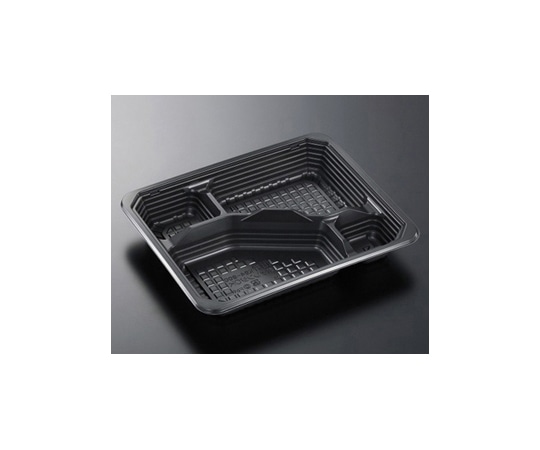 中央化学 弁当容器 HSA街弁 K24-20C BK 身 600枚 152678 1ケース(ご注文単位1ケース)【直送品】