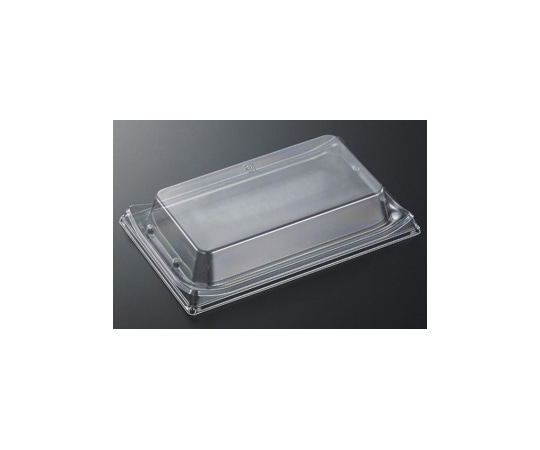 中央化学 寿司容器 HS波ね皿 24-15 蓋(CAPG)600枚 297218 1ケース(ご注文単位1ケース)【直送品】