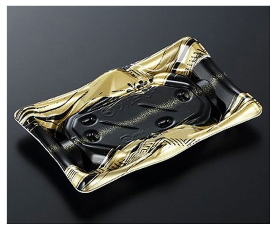 中央化学 寿司容器 剣 3-1 風神BK 身 1500枚 514042 1ケース(ご注文単位1ケース)【直送品】