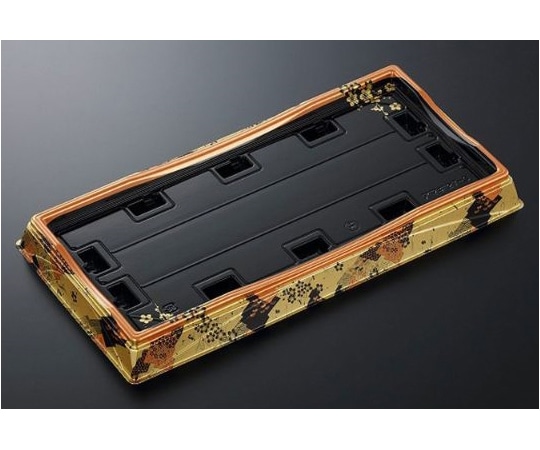 中央化学 寿司容器 HS天城 27-3 かなえ金-BK 身 240枚 283812 1ケース(ご注文単位1ケース)【直送品】