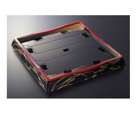 中央化学 寿司容器 HS天城 30-5 やちよ赤-BK 身 120枚 1057 1ケース(ご注文単位1ケース)【直送品】