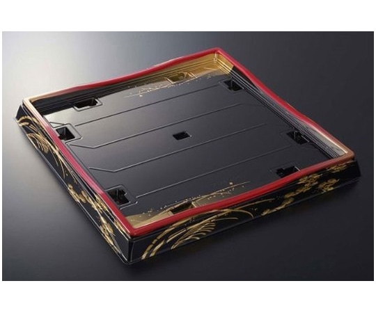 中央化学 寿司容器 HS天城 40-5 やちよ赤-BK 身 120枚 1214 1ケース(ご注文単位1ケース)【直送品】