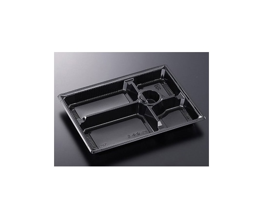 中央化学 弁当容器 HS古今L-6 BK 身 400枚 170910 1ケース(ご注文単位1ケース)【直送品】