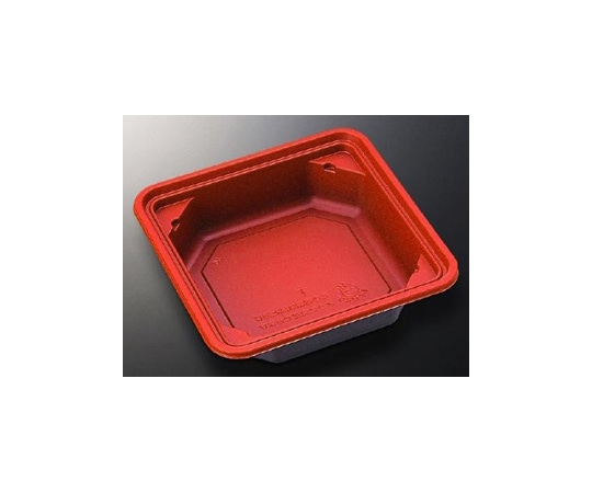 中央化学 弁当容器 CT2段幕の内 下 赤-BK 身 600枚 11031 1ケース(ご注文単位1ケース)【直送品】