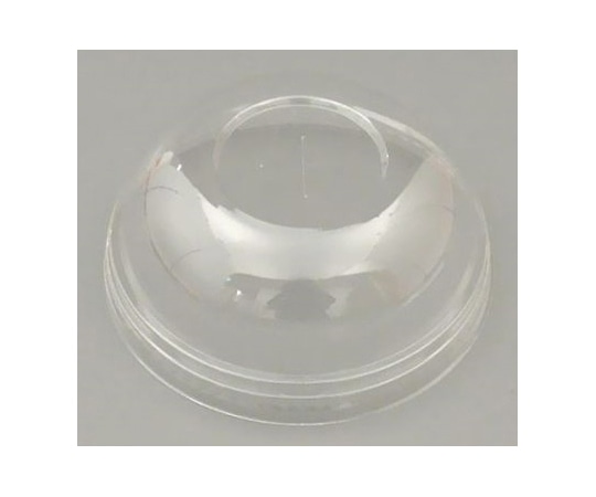 中央化学 プラコップ PETカップKT96DX ドーム蓋 穴有 100枚入 717223 1袋(ご注文単位1袋)【直送品】