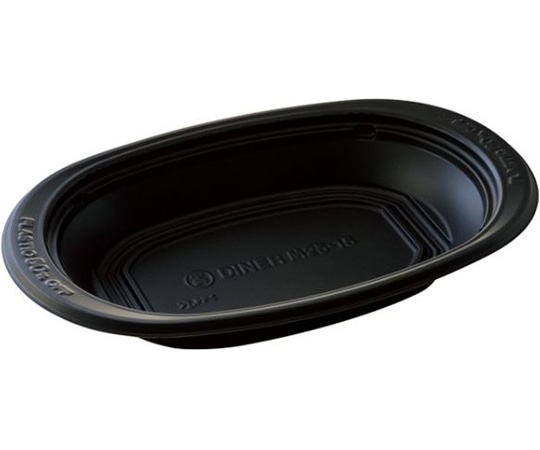 中央化学 惣菜容器 TA DINER М25-15 BK 50枚入 231399 1袋(ご注文単位1袋)【直送品】