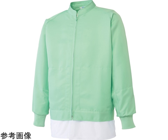 サンエス 男女共用混入だいきらい長袖ジャケット グリーン 3L FX70941R 1枚（ご注文単位1枚）【直送品】