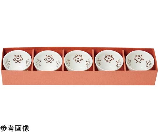 ヤマコー ほたる ぐいのみ 5点セット #80160 1セット（ご注文単位1セット）【直送品】