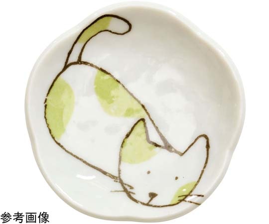 ヤマコー にゃんこ皿 あおば 10枚入 #80199 1セット（ご注文単位1セット）【直送品】