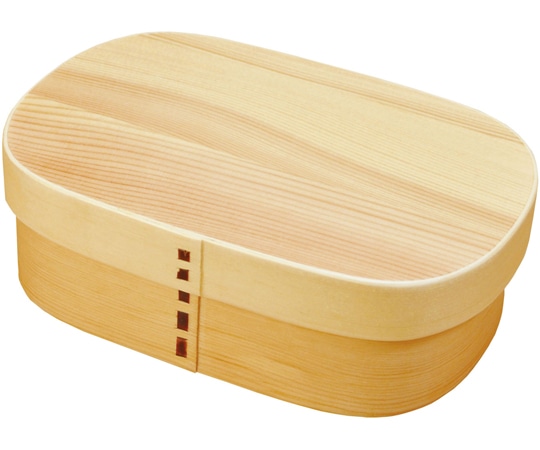 ヤマコー 白松ワッパ弁当箱 スクエア #80397 1個（ご注文単位1個）【直送品】