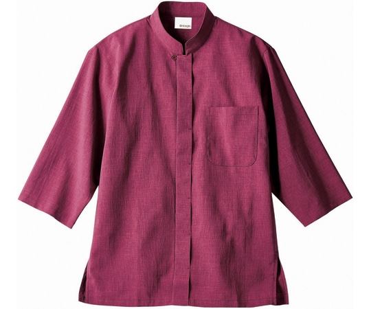 住商モンブラン 調理シャツ 兼用 7分袖 ワイン S OV2502-5 S 1枚（ご注文単位1枚）【直送品】