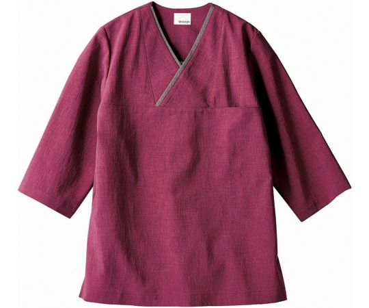 住商モンブラン プルオーバー 兼用 7分袖 ワイン/グレー LL OV6502-5 LL 1枚（ご注文単位1枚）【直送品】