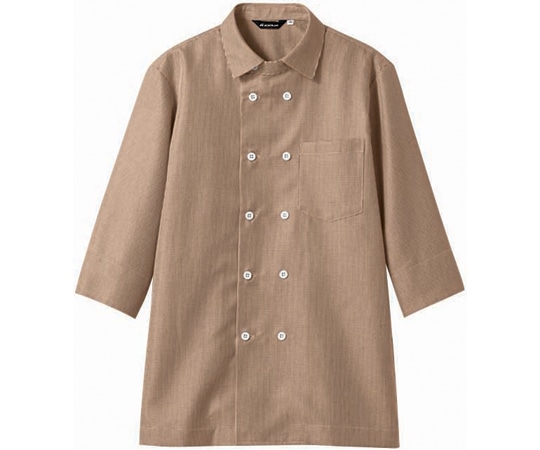 住商モンブラン シャツ 兼用 7分袖 ブラウンチェック L WC2621-7 L 1枚（ご注文単位1枚）【直送品】