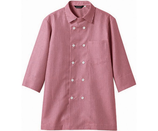 住商モンブラン シャツ 兼用 7分袖 ワインチェック M WC2621-5 M 1枚（ご注文単位1枚）【直送品】