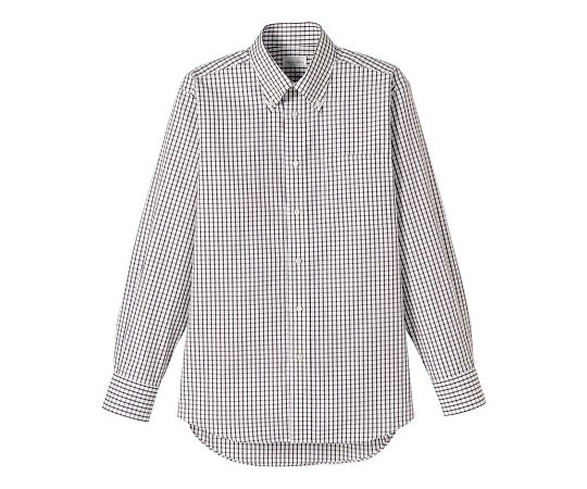 FACE グラフチェック長袖シャツ ブラウン SS FB4506U-5 SS 1枚（ご注文単位1枚）【直送品】
